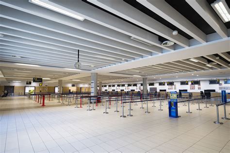 inside paphos airport.